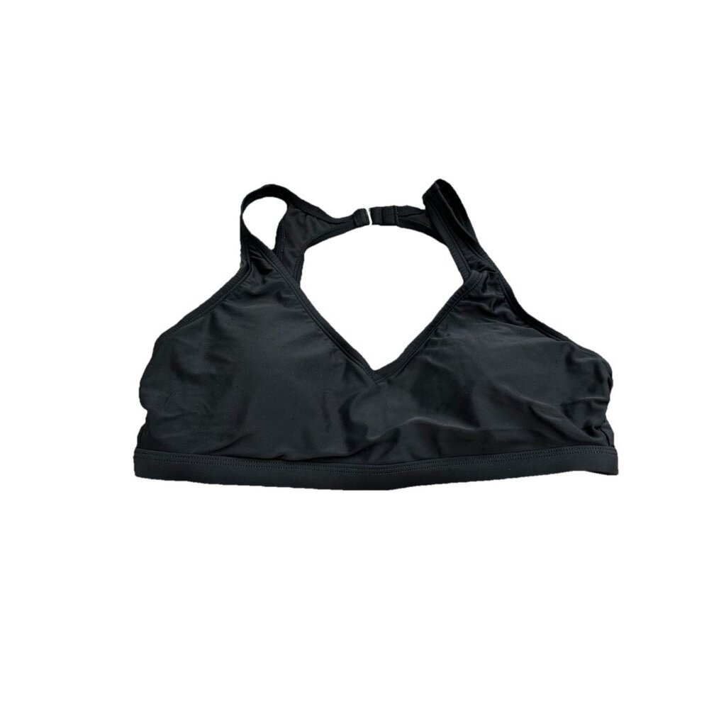 ECO BEACH Swim Black Top Women Size L